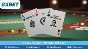 Anh em không cần 'gồng mình' đi quảng cáo. Chỉ cần nói: '8XBET là đối tác chính thức của Chelsea FC'. Uy tín 'cứng' của chúng tôi là 'cần câu' tốt nhất giúp anh em 'kéo khách' dễ dàng